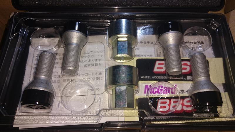 楽天市場】BBS ビービーエス 正規品 ロックボルト ブラック 4個