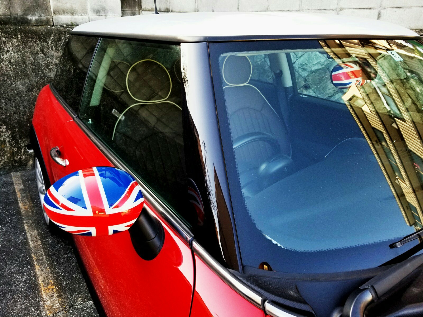 Bmw Mini 純正 ドアミラーカバー ユニオンジャック のパーツレビュー Mini うさまぁる みんカラ