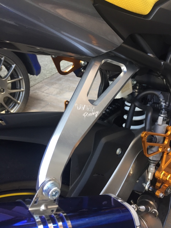 OVER RACING オーヴァー アルミビレット マフラーステー