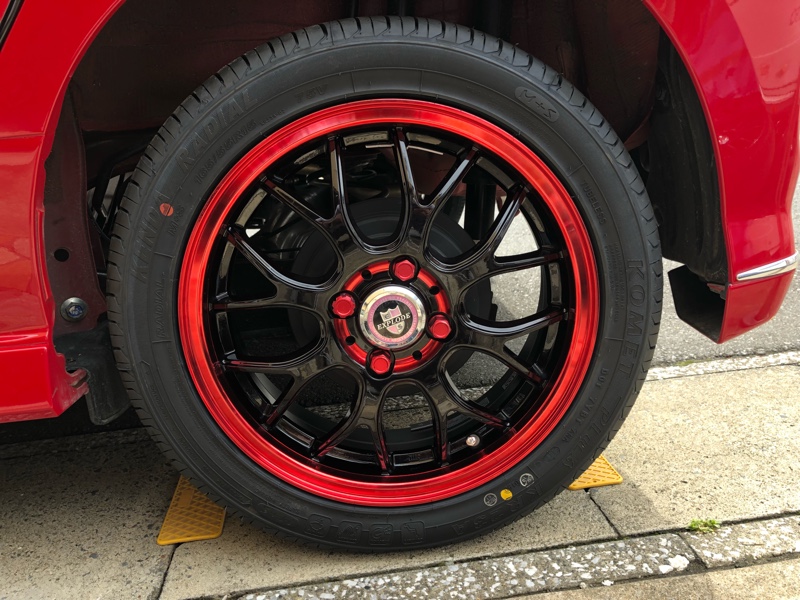 4本セット EXPLODE エクスプラウド RBM 16インチ リム幅6.0J