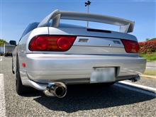 S13 シルビア/180SX SR20DET ターボ用 砲弾マフラー 出口ロング