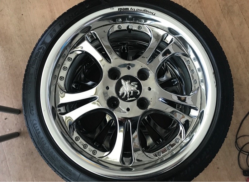 レア※weds kranze 初代ケルベロス 18インチタイヤホイールセット