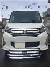 eKスペースカスタム日産(純正) デイズルークス  ハイウェイスター（前期）用フロントグリルの全体画像