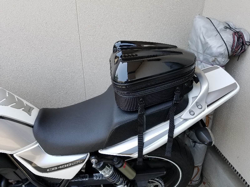 Tanax シェルシートバッグmt のパーツレビュー Cb400 Super Bol D Or Hyper Vtec Revo しるばーりーだー みんカラ