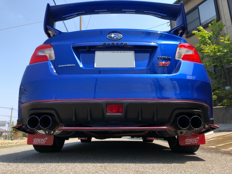 車Mud Flap Factory　マッドフラップ WRX STI VAB用