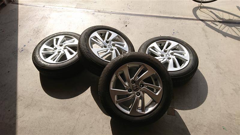 ホンダ 純正 15インチ アルミホイール 6J PCD100 インセット50 4