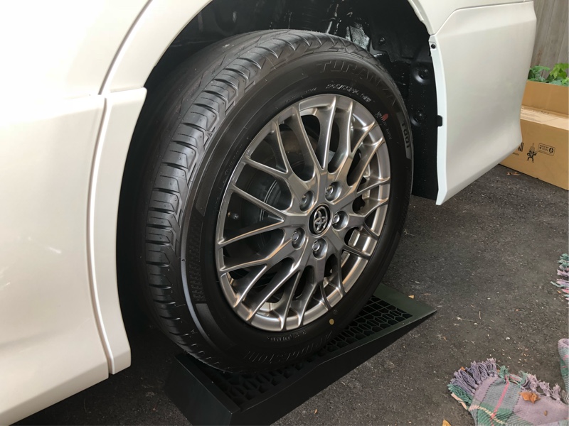 Duty Japan 3t 大型車ok ローダウン車対応 ブラック ジャッキサポート カースロープ タイヤスロープ2個セット のパーツレビュー ノア ハイブリッド とぼ みんカラ