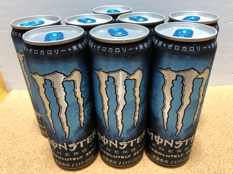 Monsterenergy モンスターエナジードリンク ゼロカロリー プルタブ ブルー のパーツレビュー デリカd 5 ディーゴ みんカラ