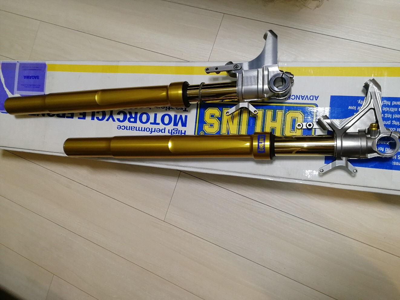 OHLINS FG R&T フロントフォーク のパーツレビュー | NSR250R OHLINS FG R&T フロントフォーク のパーツレビュー | NSR250R