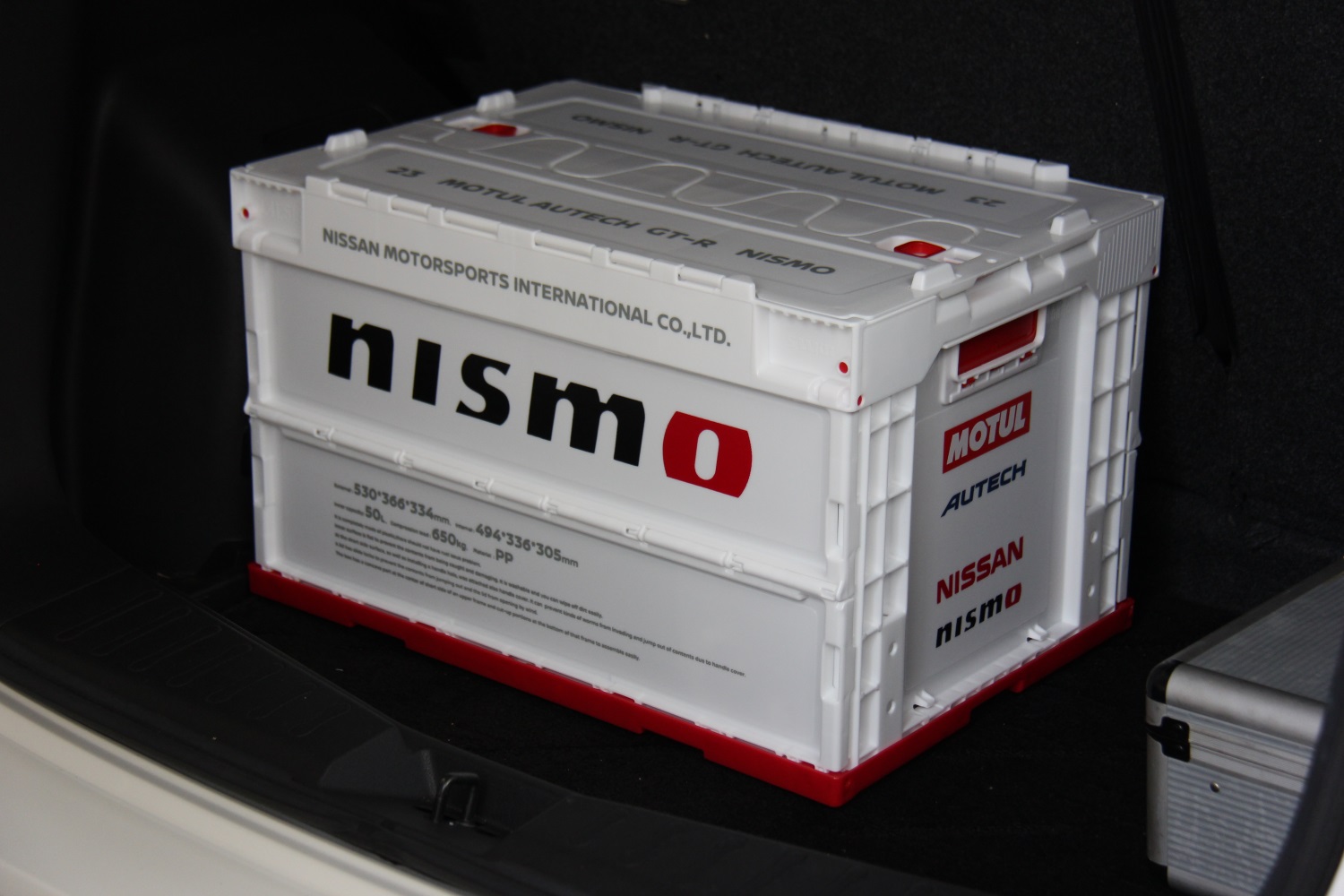 日産(純正) 折りたたみコンテナボックス ホワイト 50L のパーツ