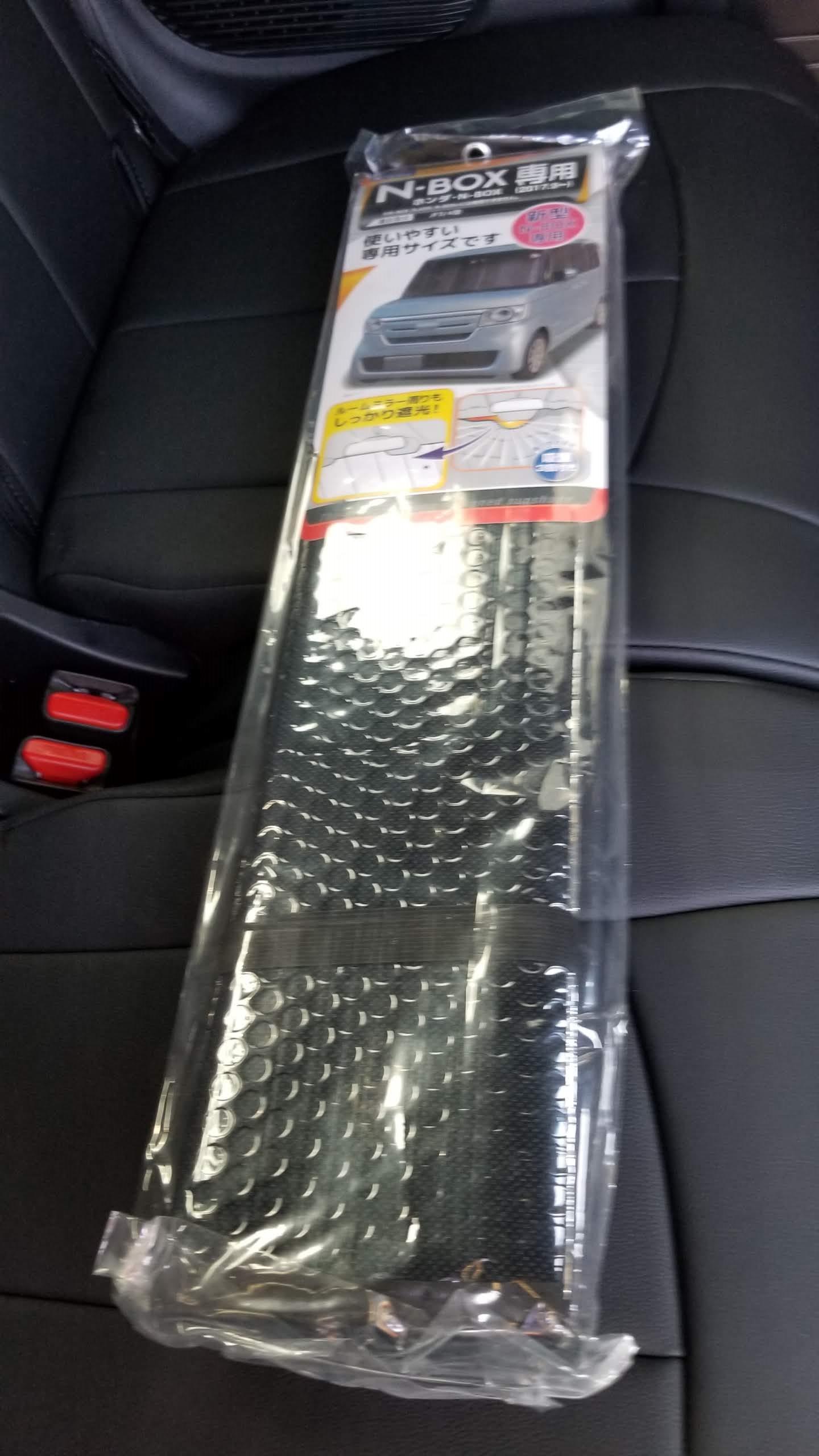 Cretom ホンダ N Box 17年9月以降 Jf3 Jf4 車種別専用サンシェード Sa2 再レビュー のパーツレビュー Nボックスカスタム Josh8 みんカラ