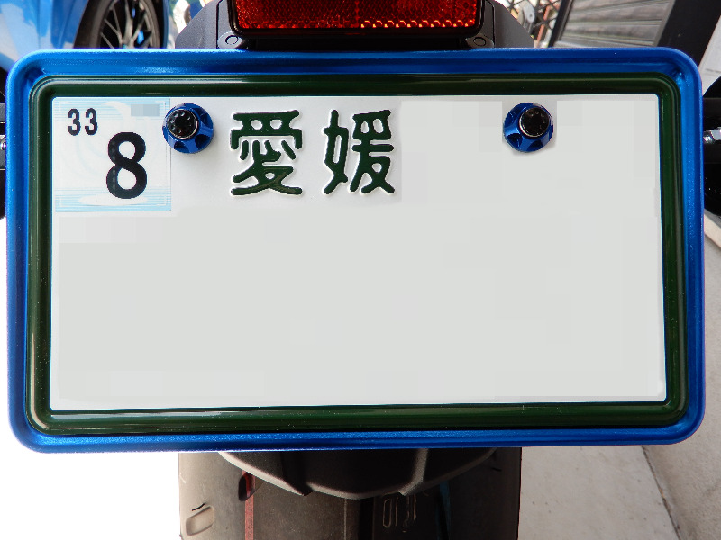 DAYTONA(バイク) ナンバープレートホルダー Lサイズ ブルーアルマイト のパーツレビュー | MT-09 SP(eigo) | みんカラ DAYTONA(バイク) ナンバープレートホルダー Lサイズ ブルーアルマイト のパーツレビュー | MT-09 SP(eigo) | みんカラ