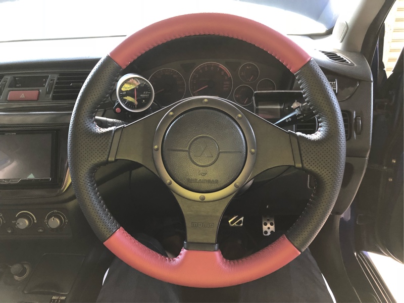 Leather Custom First Ct9a純正ステアリング 革巻き加工 のパーツレビュー ランサーエボリューションix たくじん みんカラ