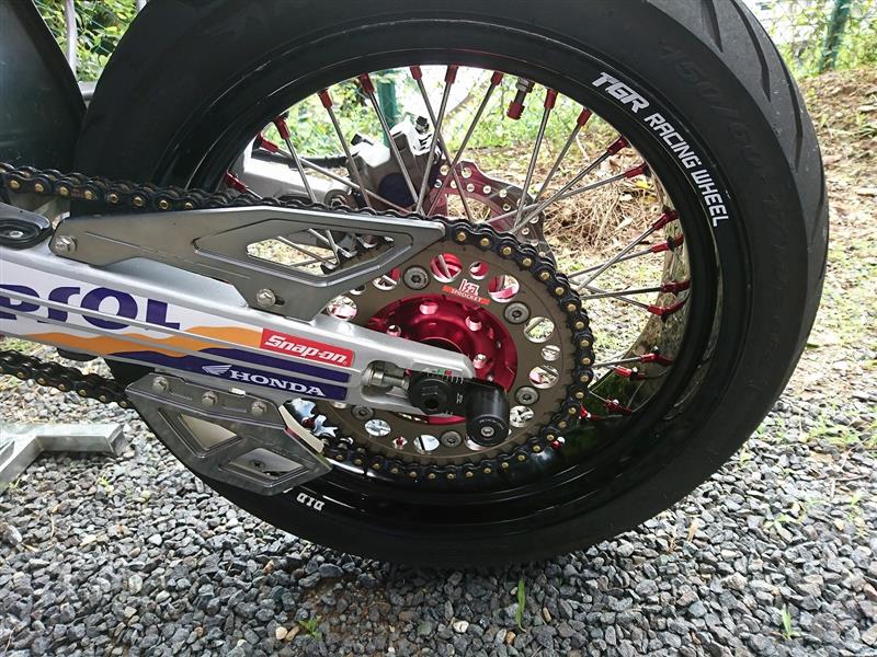 ISA リアスプロケット H104 44T のパーツレビュー | CRF250L