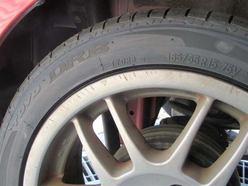 TOYO TIRES TOYO DRB 165/55R15 のパーツレビュー | ミラアヴィ TOYO TIRES TOYO DRB 165/55R15 のパーツレビュー | ミラアヴィ