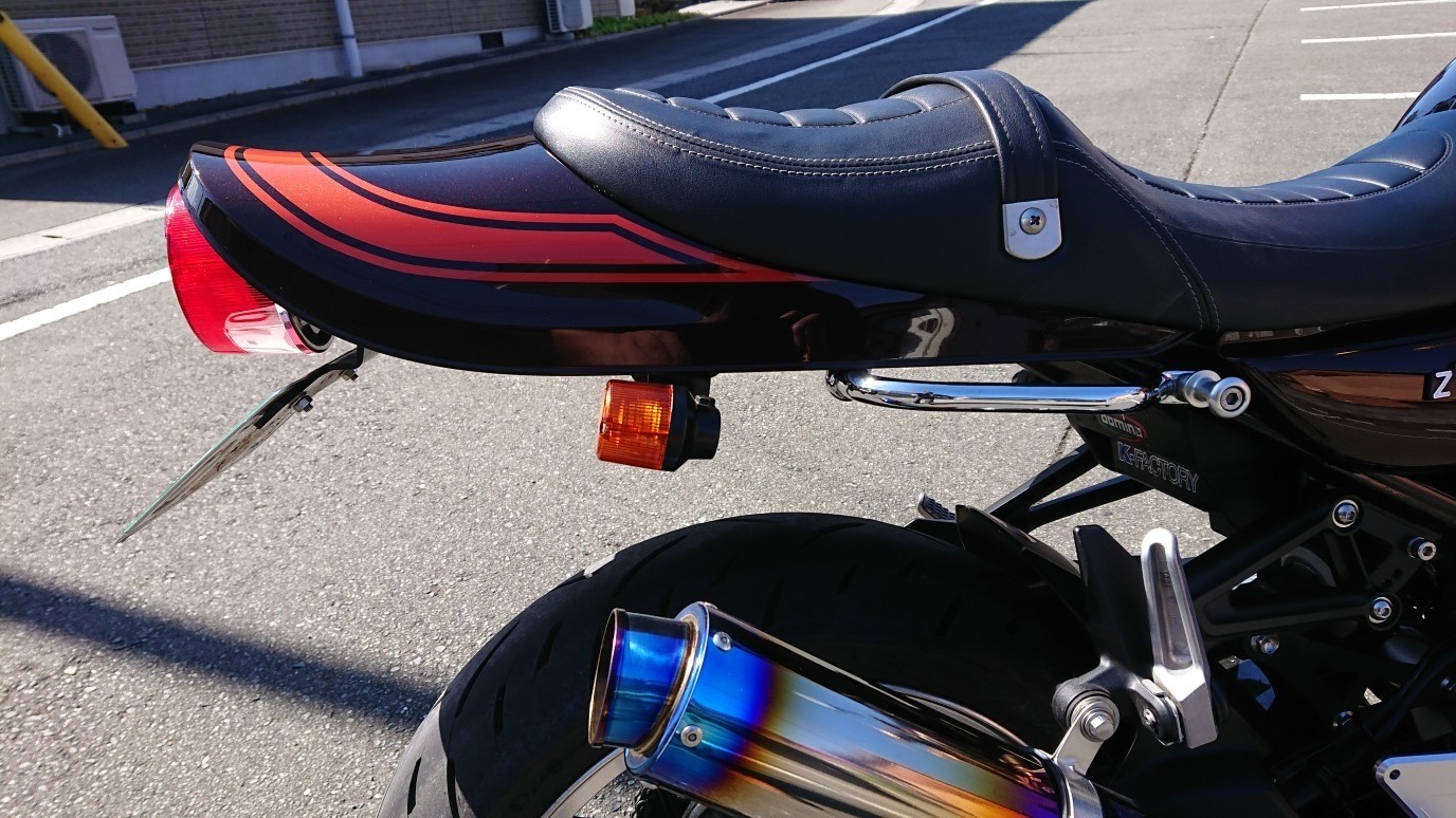 Z900RS ドレミコレクション ロングテールカウル　タイガーカラー Z900RS ロングテールカウル 火の玉カラーの出荷が本日から始まり