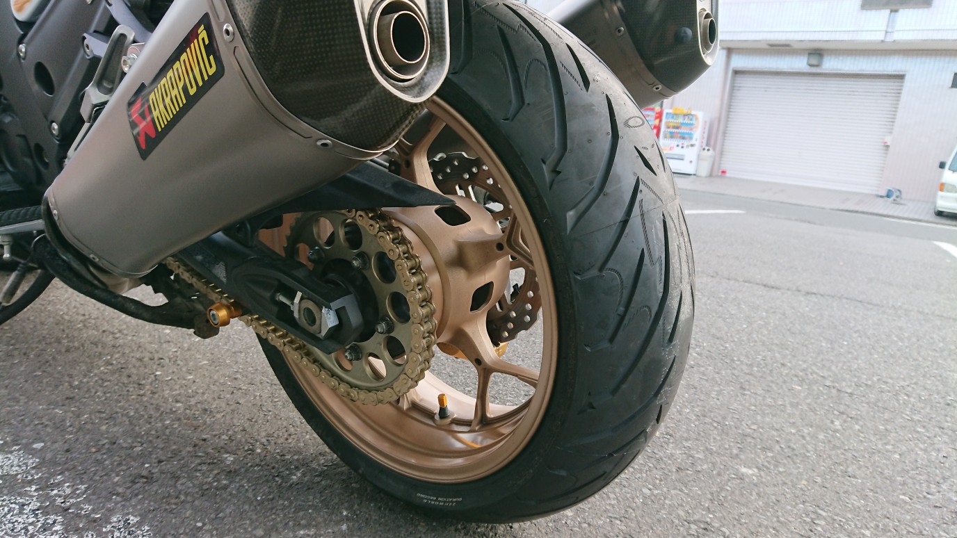 RK ゴールドチェーン（GV530X-XW） のパーツレビュー | ZX-14R