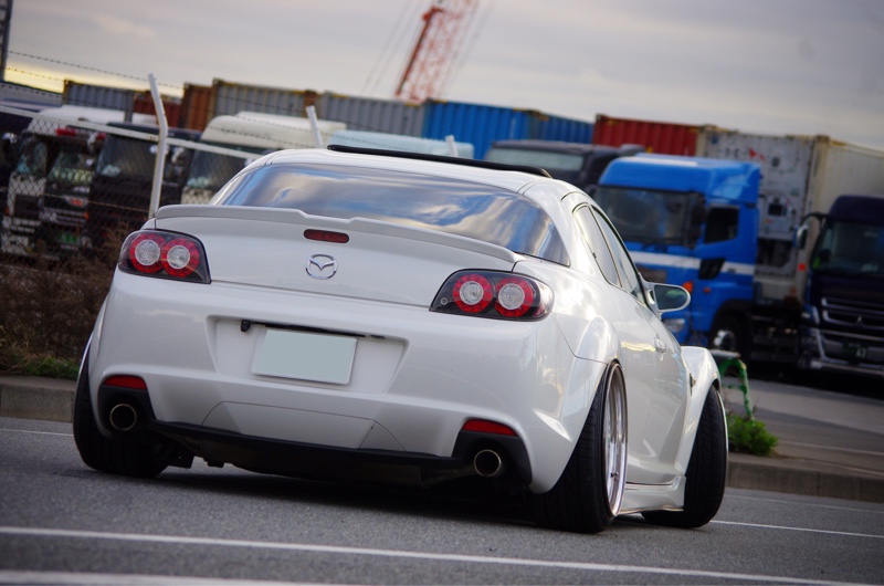 AERO WORKZ カーボンリアスポイラー のパーツレビュー | RX-8(ペソペソ 