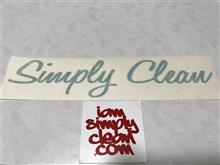 simply clean ステッカー