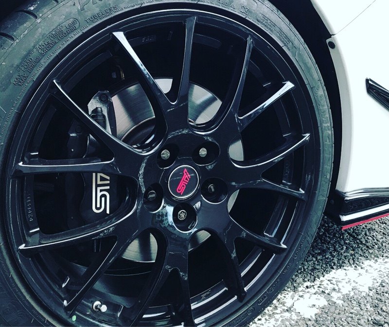 STI STI純正 19インチ鍛造ホイール BBS製 のパーツレビュー 