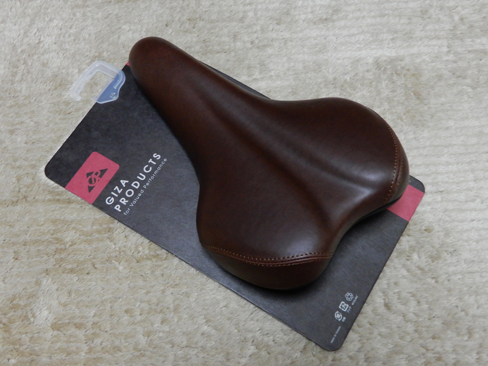 GIZA PRODUCTS 自転車用品 SDL21402 VL-1166 泣き叫ぶ サドル ブラウン