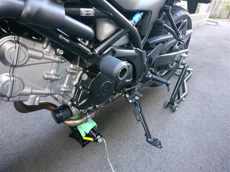 evotech EP SUZUKI SV650X CRASH BOBBINS (フレームスライダー evotech EP SUZUKI SV650X CRASH BOBBINS (フレームスライダー