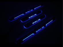 プリウス スカッフプレート PRIUS LED 青 ブルー 光る 流れる ...