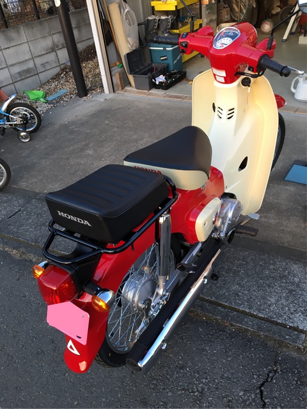 ホンダ 純正 ピリオンシートb のパーツレビュー スーパーカブ110 Ja44 シゲルおじちゃん みんカラ