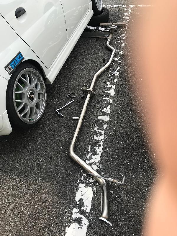 DAIHATSU エッセ L235S 中間パイプ 消音器付き仕様 送料無料 センターパイプ
