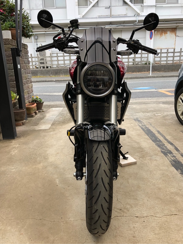 ハリケーン Fatスワローハンドル のパーツレビュー Cb250r Denmaru みんカラ