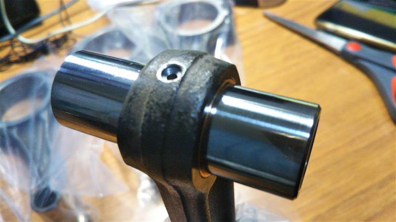 自作 コンロッドピストンピンブッシュ加工 のパーツレビュー エリーゼ Ku Engineering みんカラ