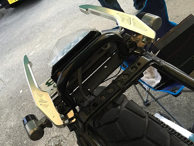 メーカー ブランド不明 ホンダ Grom グロム Msx125 アルミ 削り出し タンデム グリップ グラブバー 6色展開 シルバー のパーツレビュー Tw0e Kuboken みんカラ