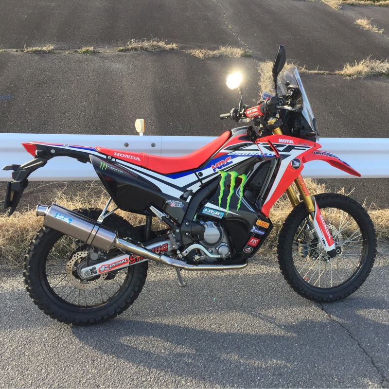 力造 ラリートレックマフラー のパーツレビュー Crf250rally フリードリヒ24世 みんカラ