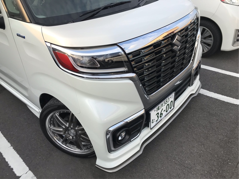 バタフライシステム スペーシア カスタム MK53S フロントフラップ 