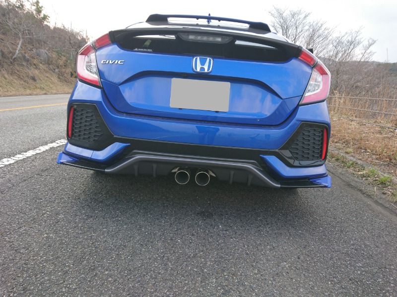 Mugen 無限 Rear Under Spoiler のパーツレビュー シビック ハッチバック ゆっけ Typer みんカラ