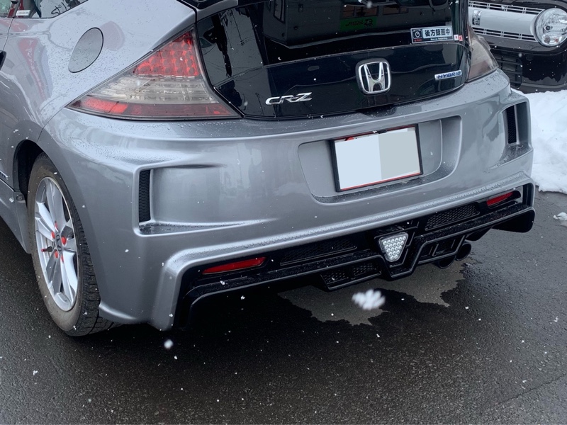 ワイズパーツ Rr風リアバンパー のパーツレビュー Cr Z ふむん みんカラ