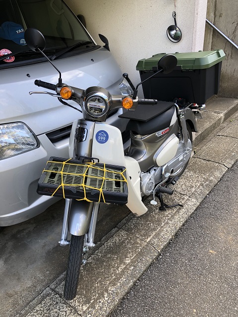 ホンダ 純正 フロントキャリア のパーツレビュー スーパーカブ50 Aa09型 カブ主aa09 みんカラ