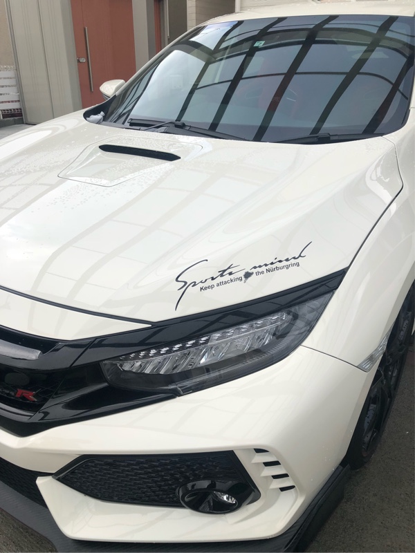 不明 スポーツマインドステッカー のパーツレビュー シビックタイプr Hiro Fk8 みんカラ