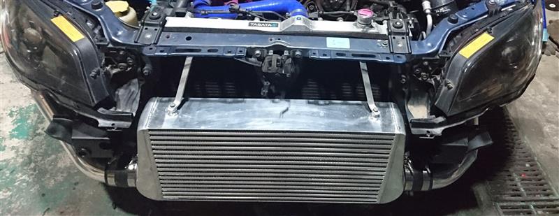 VAB純正インタークーラー取付（スバル インプレッサ WRX STI