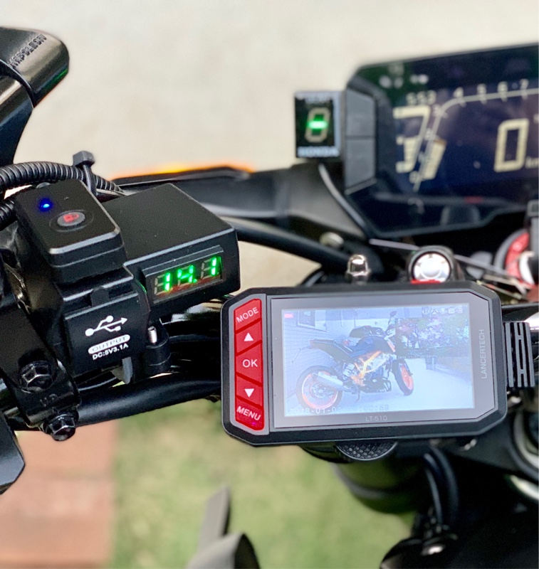 Lancertech バイク ドライブレコーダー 前後カメラ のパーツレビュー Cb250r Selfservice みんカラ