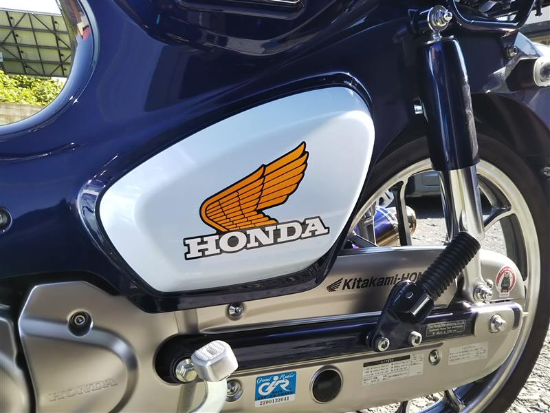 ホンダ 純正 オールドウィングステッカー14 のパーツレビュー スーパーカブc125 Ja48 たれほんだ みんカラ