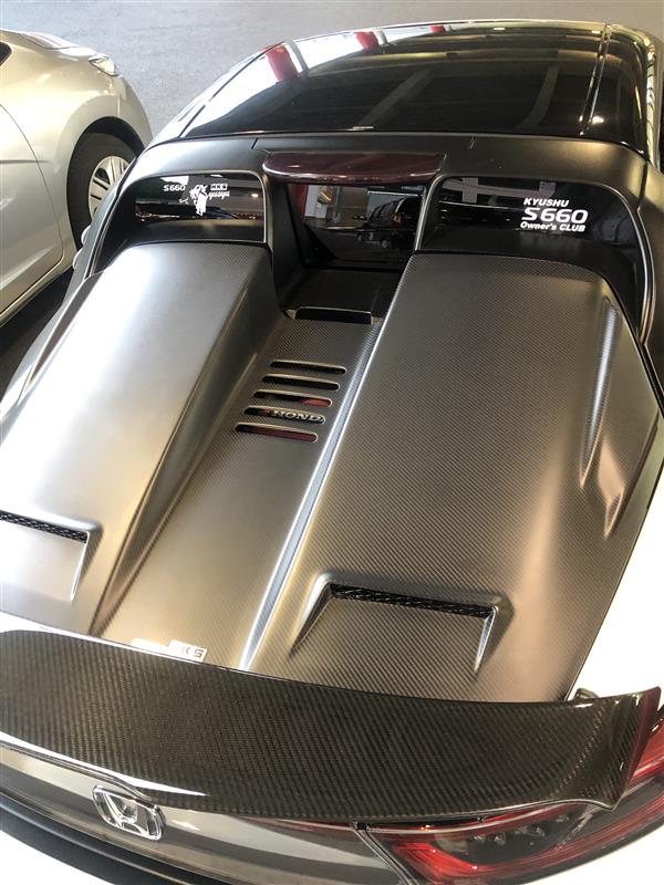 Hks ドライカーボンエンジンフード のパーツレビュー S660 Sada みんカラ