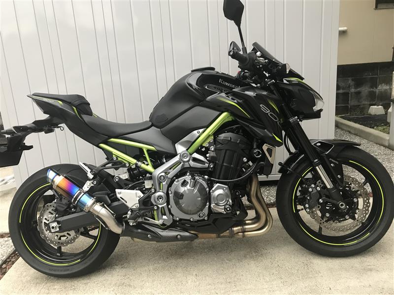 中華製 マフラーヒートシールド のパーツレビュー | Z900