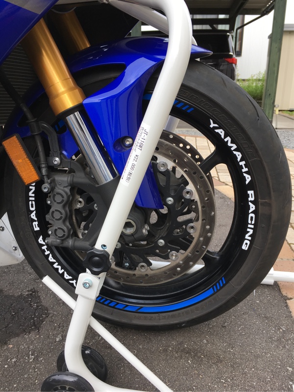 バイク リムストライプ ステッカー For YZF-R3 R3 Yzfr3 に適し