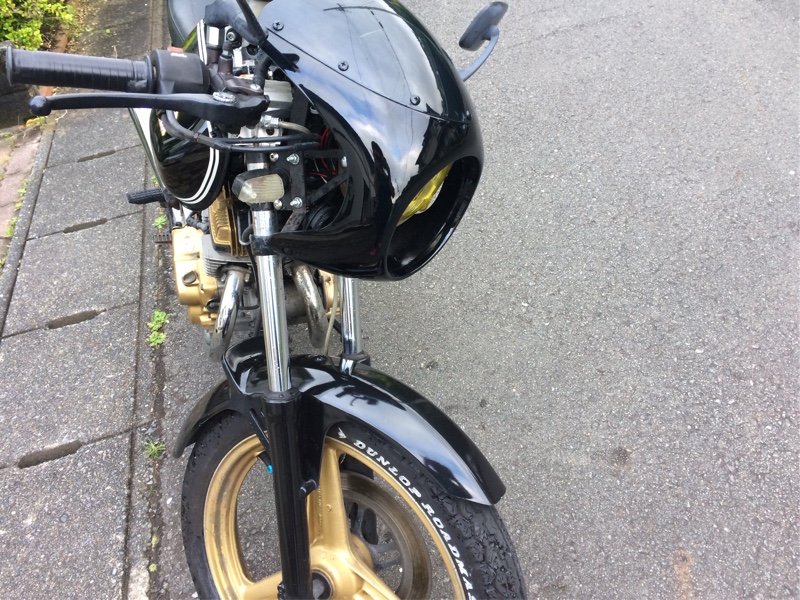 ロケットカウル取り付けステー カフェレーサー 族カフェ FX cbx