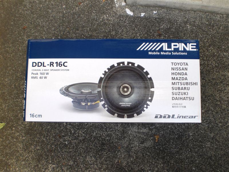 DDL-R16C ALPINE(アルパイン)のスピーカーの口コミ・パーツ