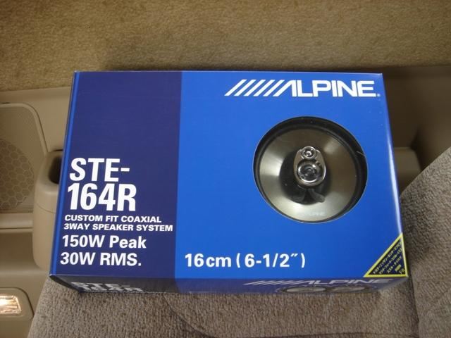 人気便利グッズ スピーカーセット ALPINE 無知 STE-164R & STE-104R カーオーディオ