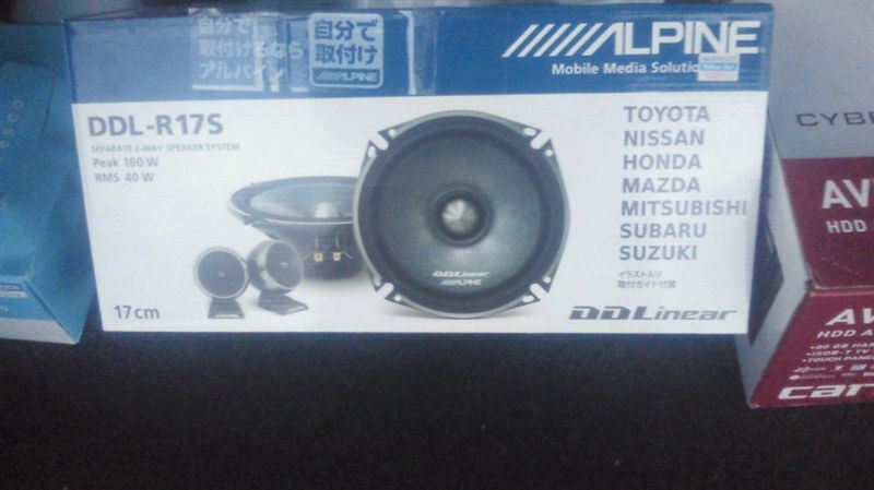 DDL-R175 ALPINE(アルパイン)のスピーカーの口コミ・パーツ