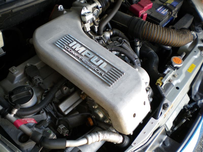 K12マーチスーパーチャージャー コンプレッサー