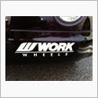 「WORK」ステッカー